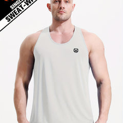 Men's Stretch Sleeveless Tank Top for Gym Workout - Comfy & Breathable