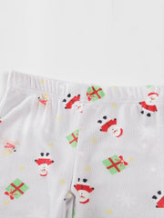 2pcs Kids Christmas Tight Fit Pajamas