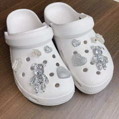 10pcs BlingBling Bear Shoe Charms Set for Sandals