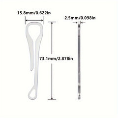 Stainless Steel Keychain Belt Clip for Men and Women