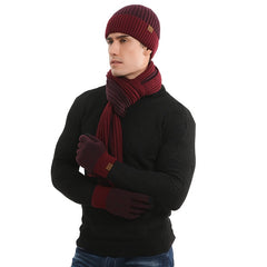 Winter Sports Three Piece Set - Gloves, Scarf, Hat