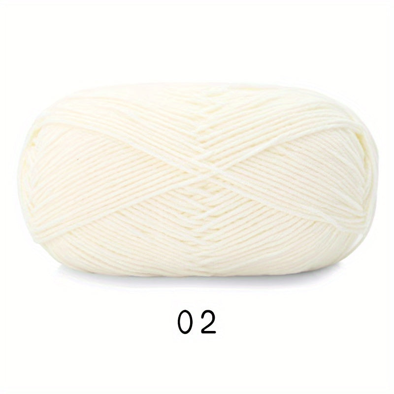 5 Rolls Cotton/Acrylic Yarn for DIY Knitting/Crocheting