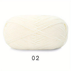 5 Rolls Cotton/Acrylic Yarn for DIY Knitting/Crocheting