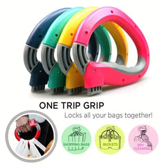 Labor Saving Grocery Bag Carrier Comfort Handle Gripper