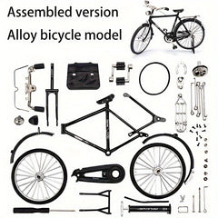 Alloy 28 Big Bar Toy Car Model Bicycle Ornaments Simulation Car Assembly DIY Shr