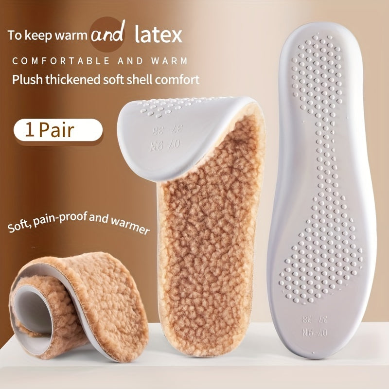 Latex Thermal Warm Insoles for Men & Women Self Heated Winter Sport Shoes Pad