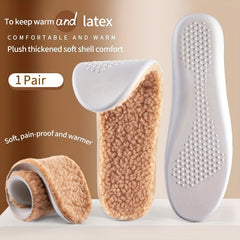 Latex Thermal Warm Insoles for Men & Women Self Heated Winter Sport Shoes Pad