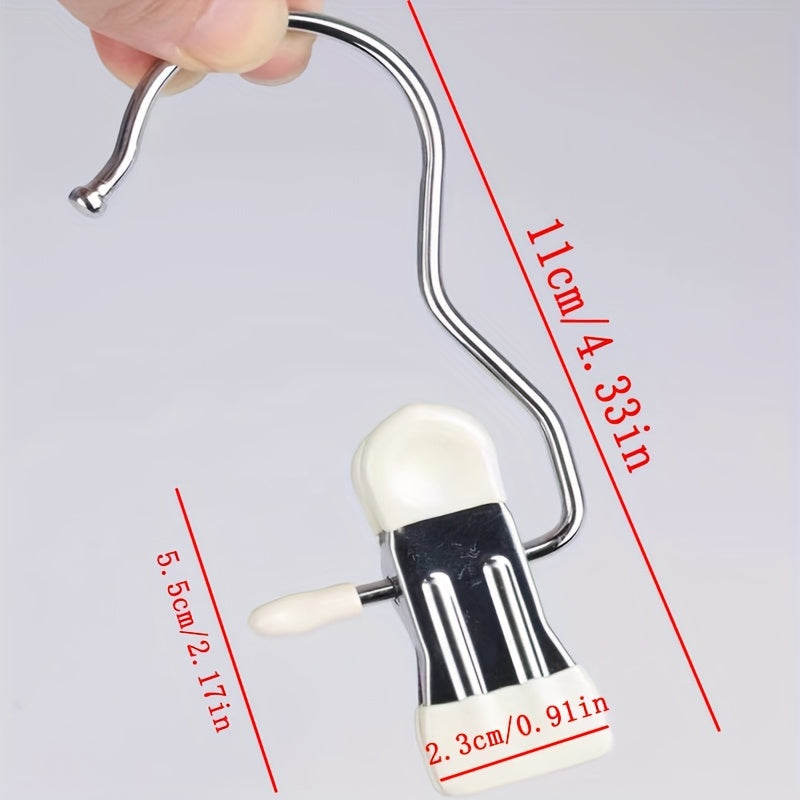 7pcs Non Marking Clips with Hook Dormitory Storage Artifact