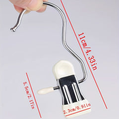 7pcs Non Marking Clips with Hook Dormitory Storage Artifact