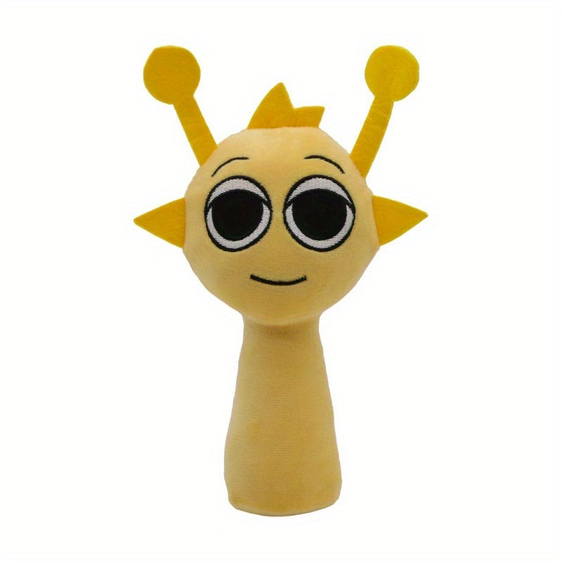 2pcs Sprunki Plush Toys Large Eyes Soft Polyester Mixed Colors