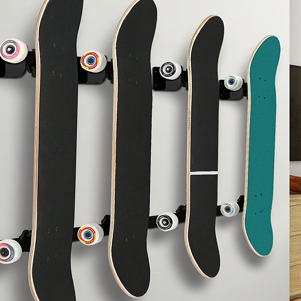 Skateboard Wall Mount Acrylic Display Racks Stand Storage Hanger Bracket