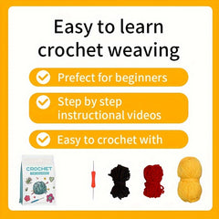 Crochet Kit for Beginners Duck DIY Craft Supplies