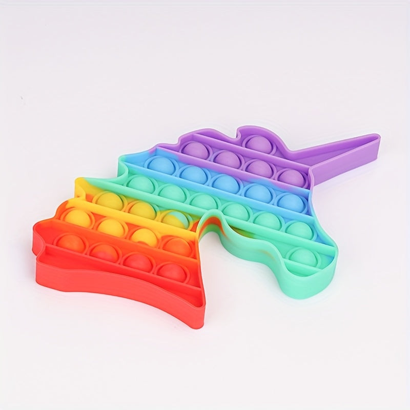 Rainbow Unicorn Bubble Pop Fidget Toy for Adults and Kids
