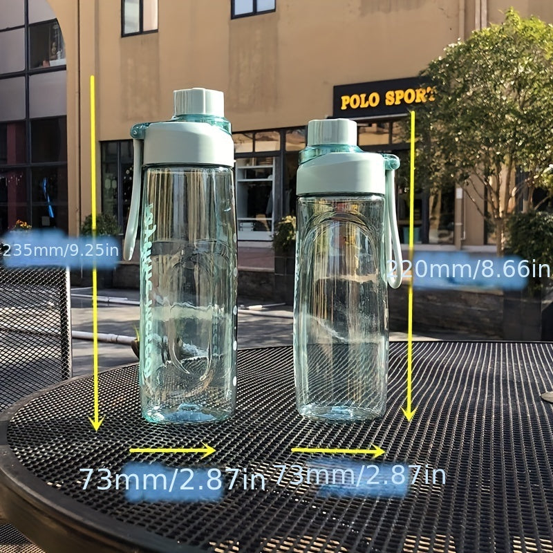 680ML Summer Student Plastic Sports Water Cup Portable Lightweight Drinking Cup