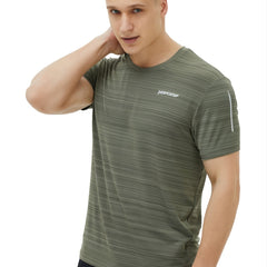 YOKGO Men's Quick Drying Sports Shirt for Running Golf