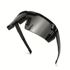Men's Outdoor Sports Riding Sunglasses Anti Glare Anti UV Large Frame Glasses