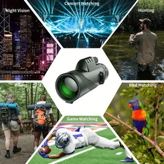High Definition Monocular Telescope for Outdoor & Camping