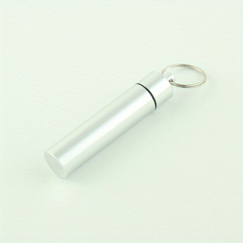 Mini Waterproof Sealed Box Keychain Pendant Outdoor Accessory