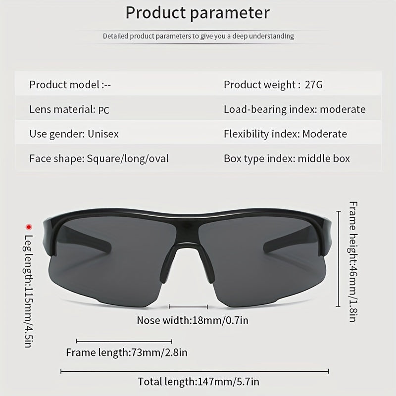 Men's Outdoor Windproof Sunglasses Acrylic Frame Glasses