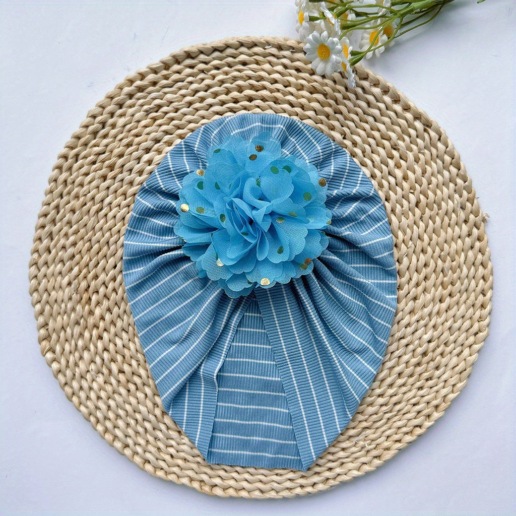 Elastic Baby Flower Hat | European & American Soft Line Hot Girl Hat