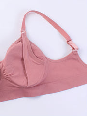 Front Buckle Push Up Wireless Bra Set