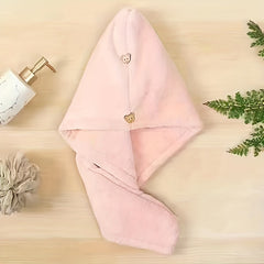 Double Layers Hair Drying Towel Water Absorbent Quick Drying Hair Drying Towel