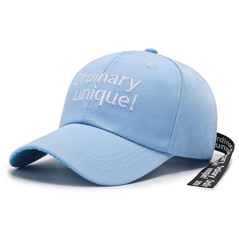 Solid Letter Embroidery Baseball Cap Unisex Sun Visor Hat Causal Sports Hat