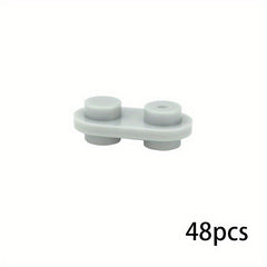 50pcs 1X2 Round Stud Blocks Double Sided Building Toy