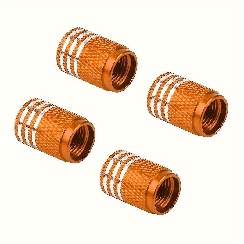 4pcs Colorful American Valve Cap Tire Dust Cap