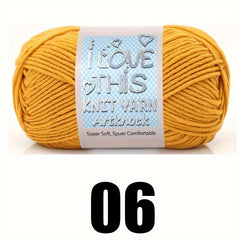 Soft Textured Crochet Yarn for DIY Arts Crafts