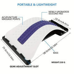 Adjustable Yoga Waist Massager for Back Pain Relief