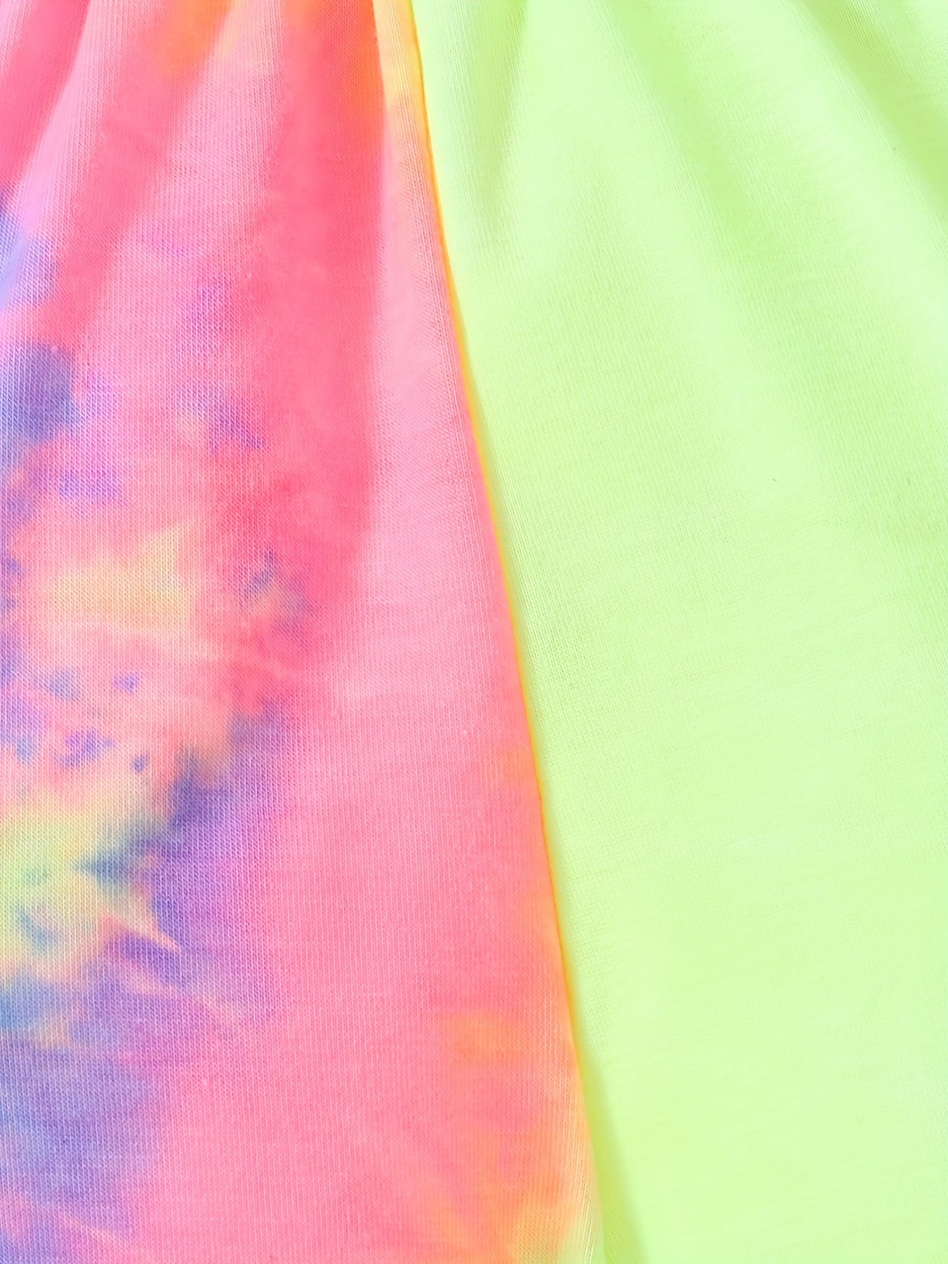 Toddler Girls Tie Dye Halter Romper for Beach Vacation