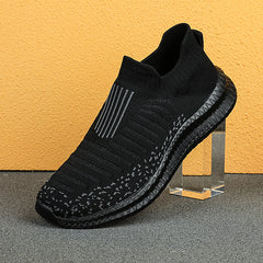 Men's Lightweight Knit Running Shoes Outdoor Walking Sneakers