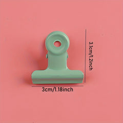 2pcs Candy Metal Small Clip Macaroon Small Book Clip