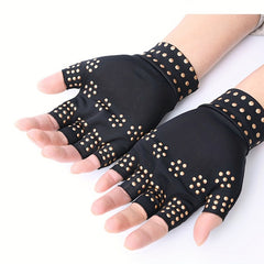 Fingerless Gelitis Joint Rehabilitation Gloves for Outdoor Activities