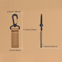 360 Rotating Keychain Hook for Outdoor Camping Hiking