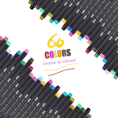 60 Vibrant Colors Journal Pens Fine Tip for Note Taking Art Projects