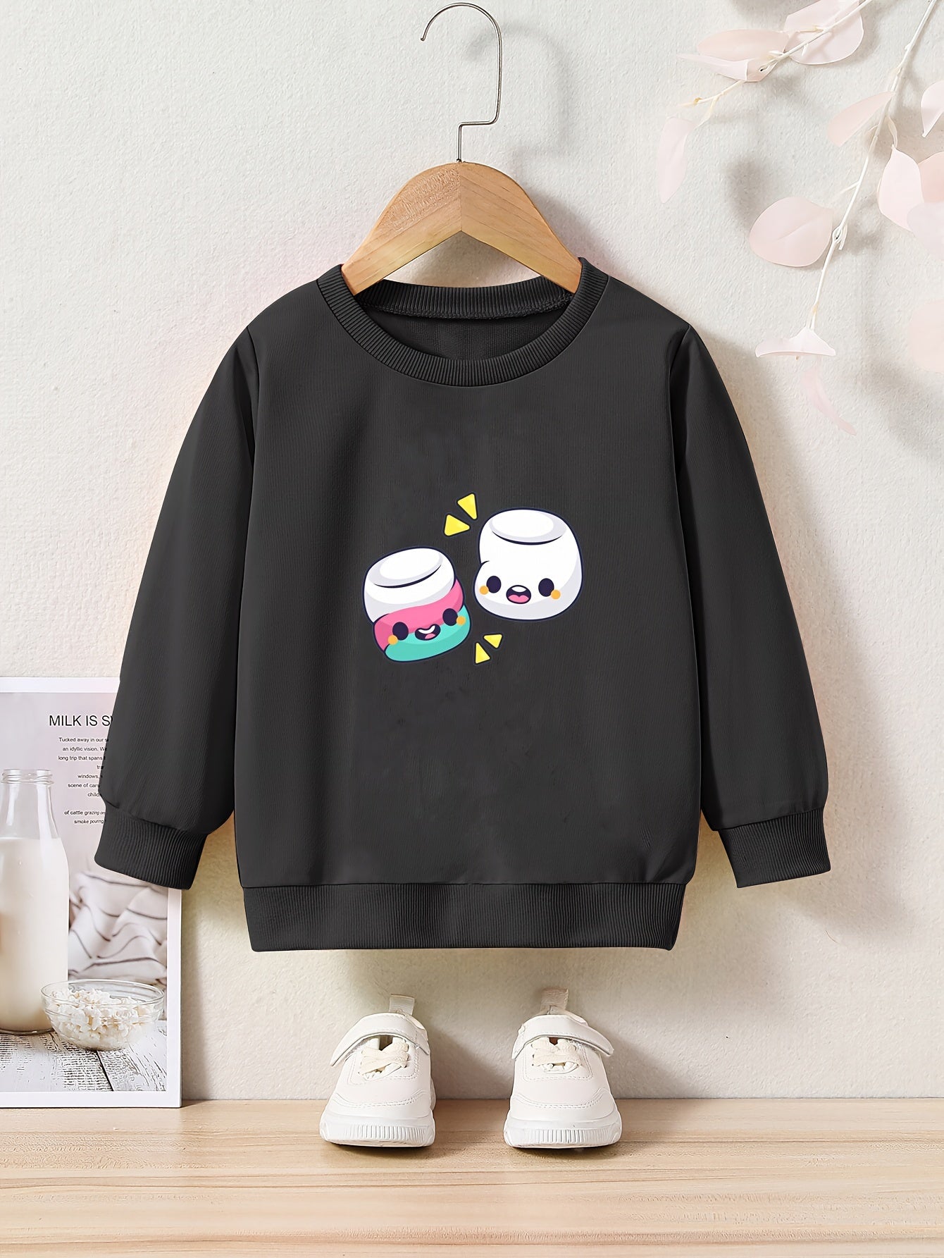OERYUI Kids Cartoon Graphic Sweatshirt Comfy Pullover Gift Christmas