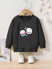 OERYUI Kids Cartoon Graphic Sweatshirt Comfy Pullover Gift Christmas