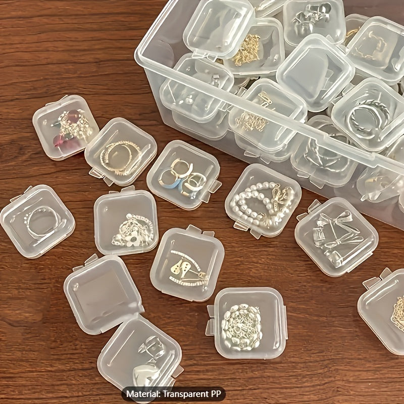 Mini Plastic Jewelry Storage Box Portable Dustproof DIY Diamond Painting