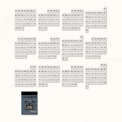 365 Days Retro Desk Calendar Journal Material Decorative Collage Bottoming