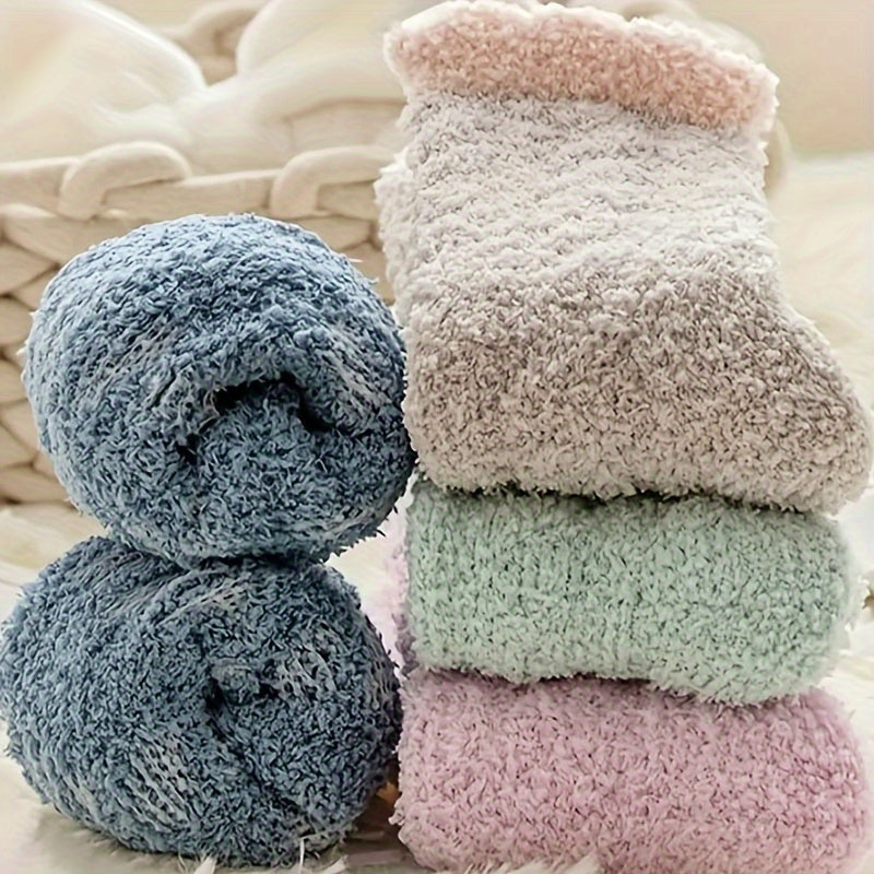 Autumn & Winter Plush Floor Socks Long Sleep Warm Keeping Socks