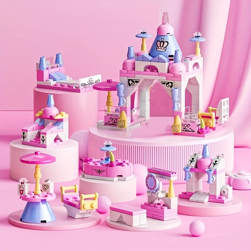 Enlightenment Small Manual Assembly Building Blocks Toy Castle Model