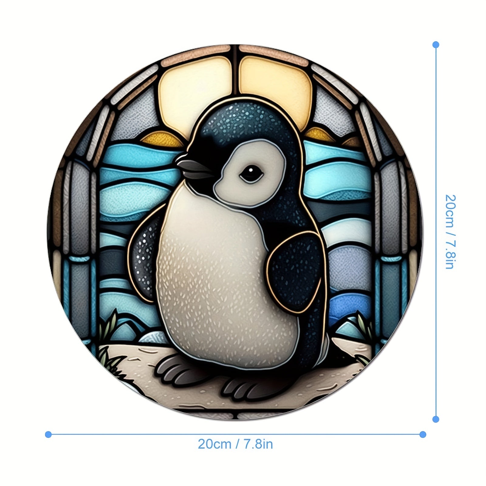 Penguins Computer Mouse Pad Non-Slip Rubber Base