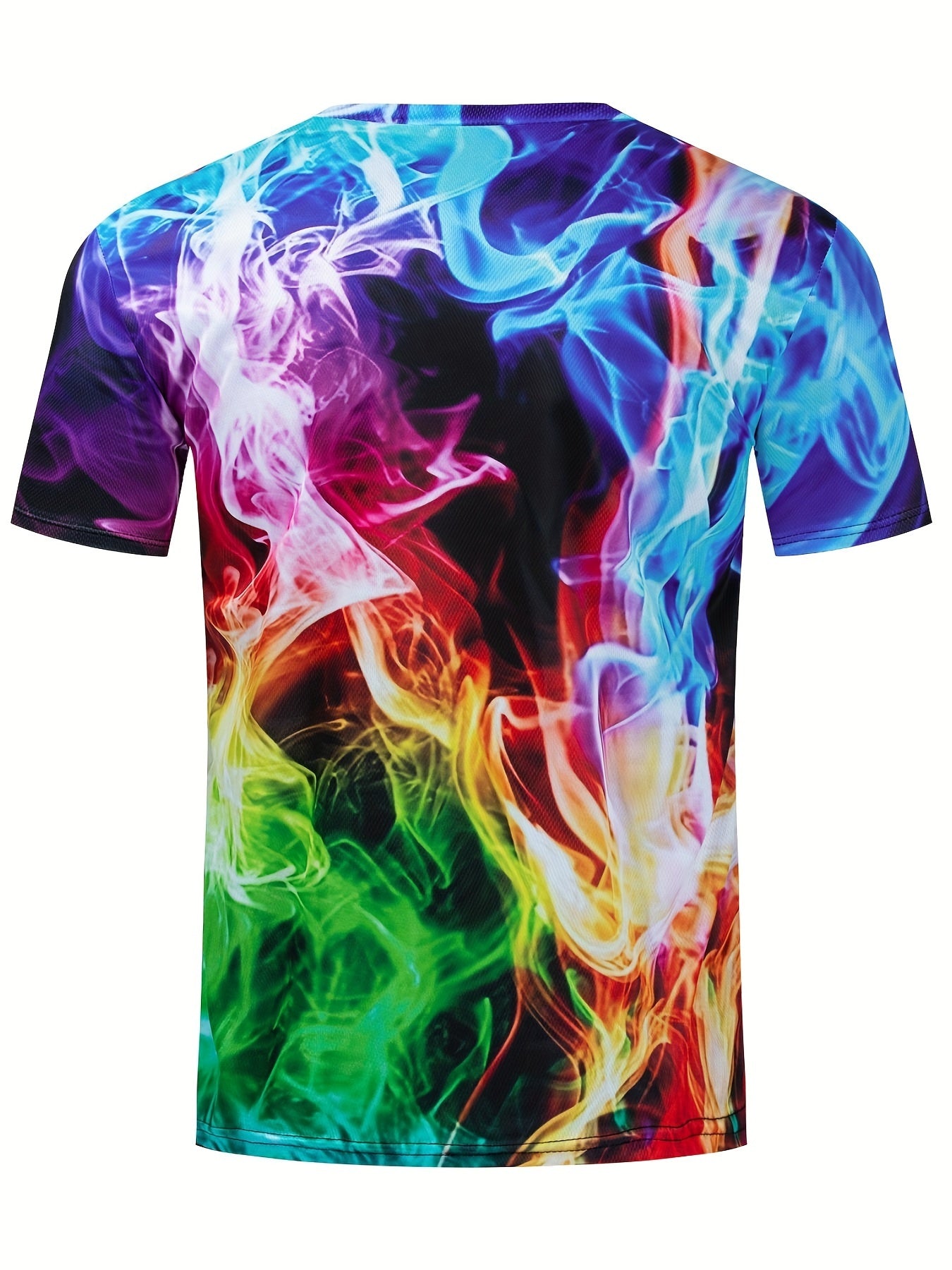 Colorful Men's Graphic T Shirt for Spring & Summer