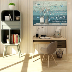 Butterfly Canvas Painting Wall Art Living Room Decoration 30X40cm