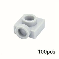 100pcs Thin 1x1 Plate Side Knobs Building Blocks DIY Inspiration