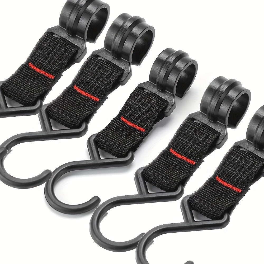 5pcs Camping Rack Hook Plastic Buckle Hanging Webbing Buckle