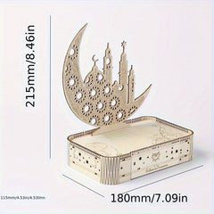Moon Goddess Music Box Wooden 3D Puzzle DIY Craft Kit
