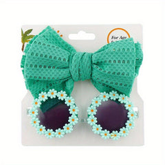 Beach Baby Girl Gift Set: Hair Band & Sunglasses
